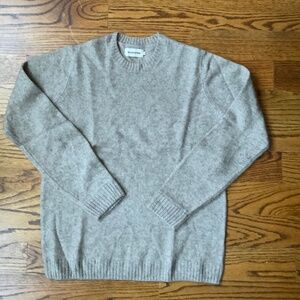 Taylor Stitch The Lodge Sweater in Heather Oak - S - 38